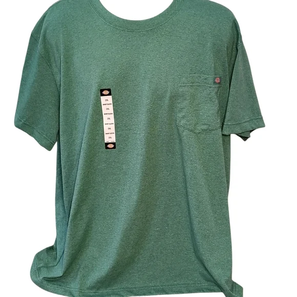 Dickies Men 2XL Green Heavyweight Tee One Pocket - Picture 1 of 6